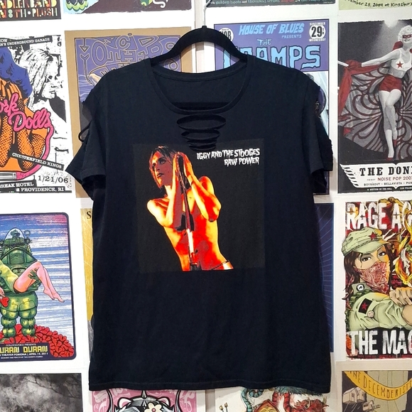 IGGY & THE STOOGES "RAW POWER" TEE - Picture 1 of 4